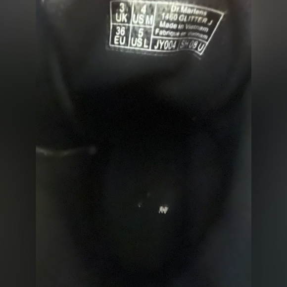 Dr Martens 1460 Glitter J women size 5 - Picture 8 of 13